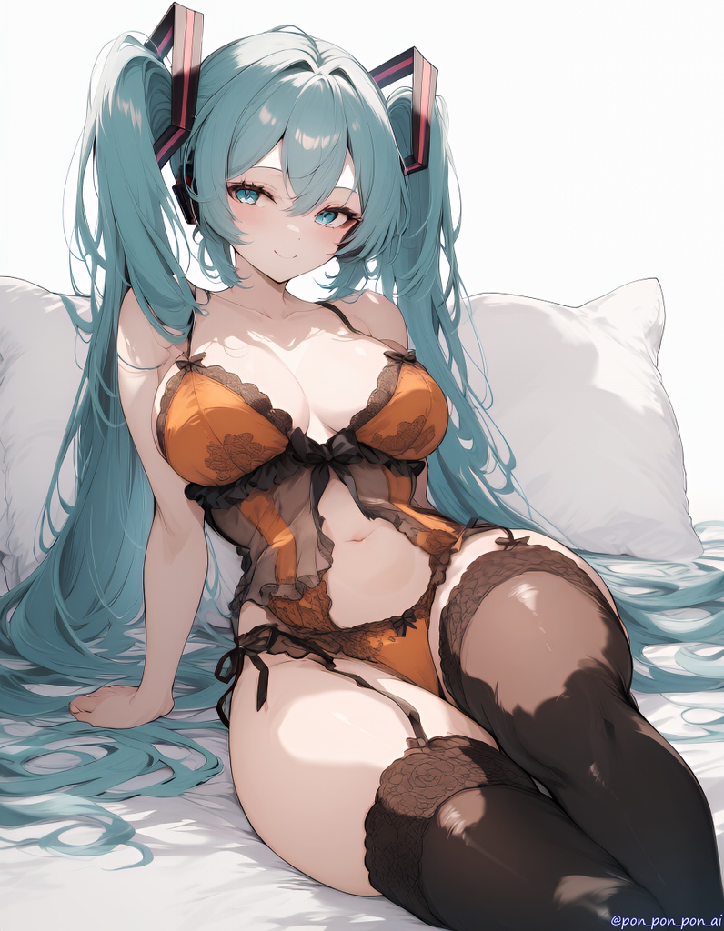 Hatsune Miku illustrations NSFW #02