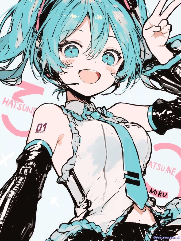 Hatsune Miku illustrations #07