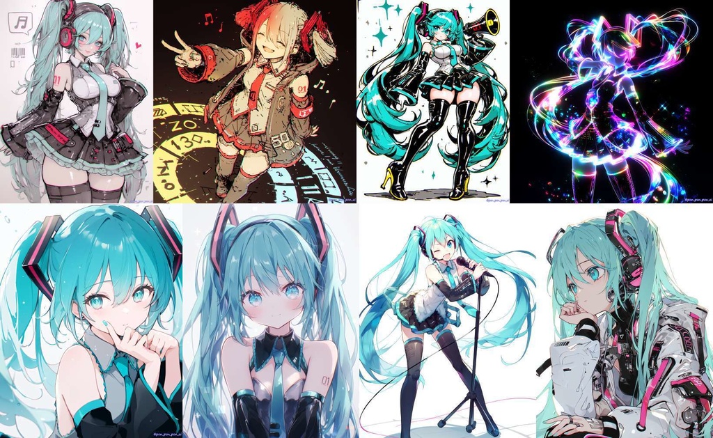 Hatsune Miku illustrations #10