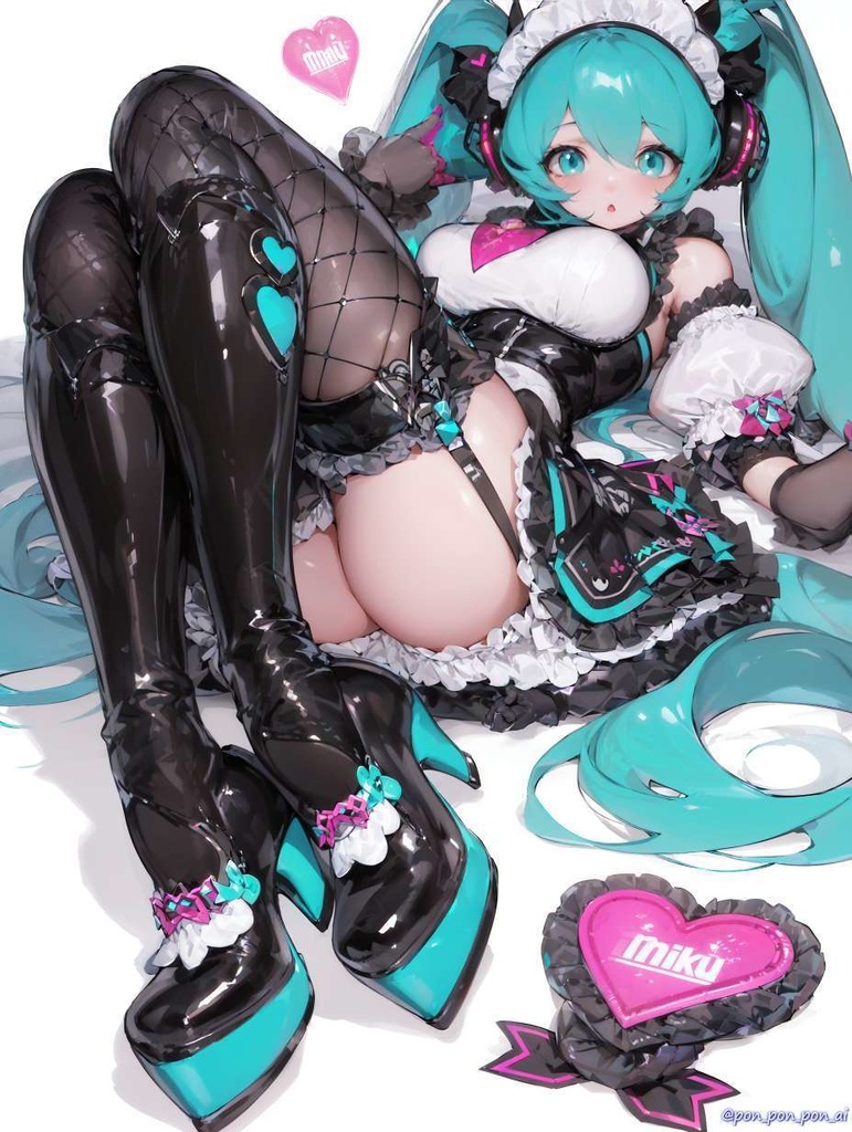 Hatsune Miku illustrations NSFW #05