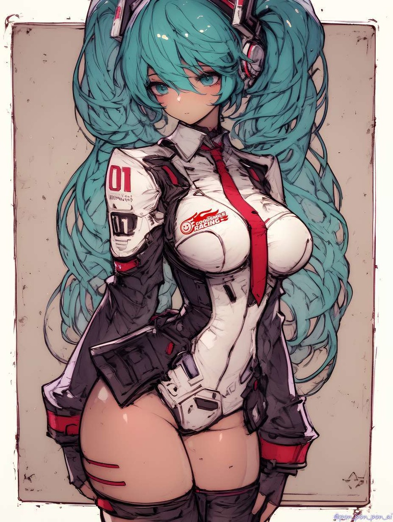 Hatsune Miku illustrations NSFW #06