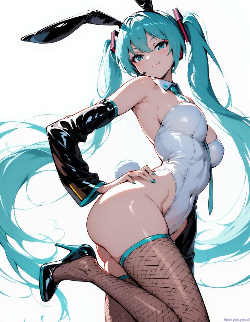 Hatsune Miku illustrations NSFW #10
