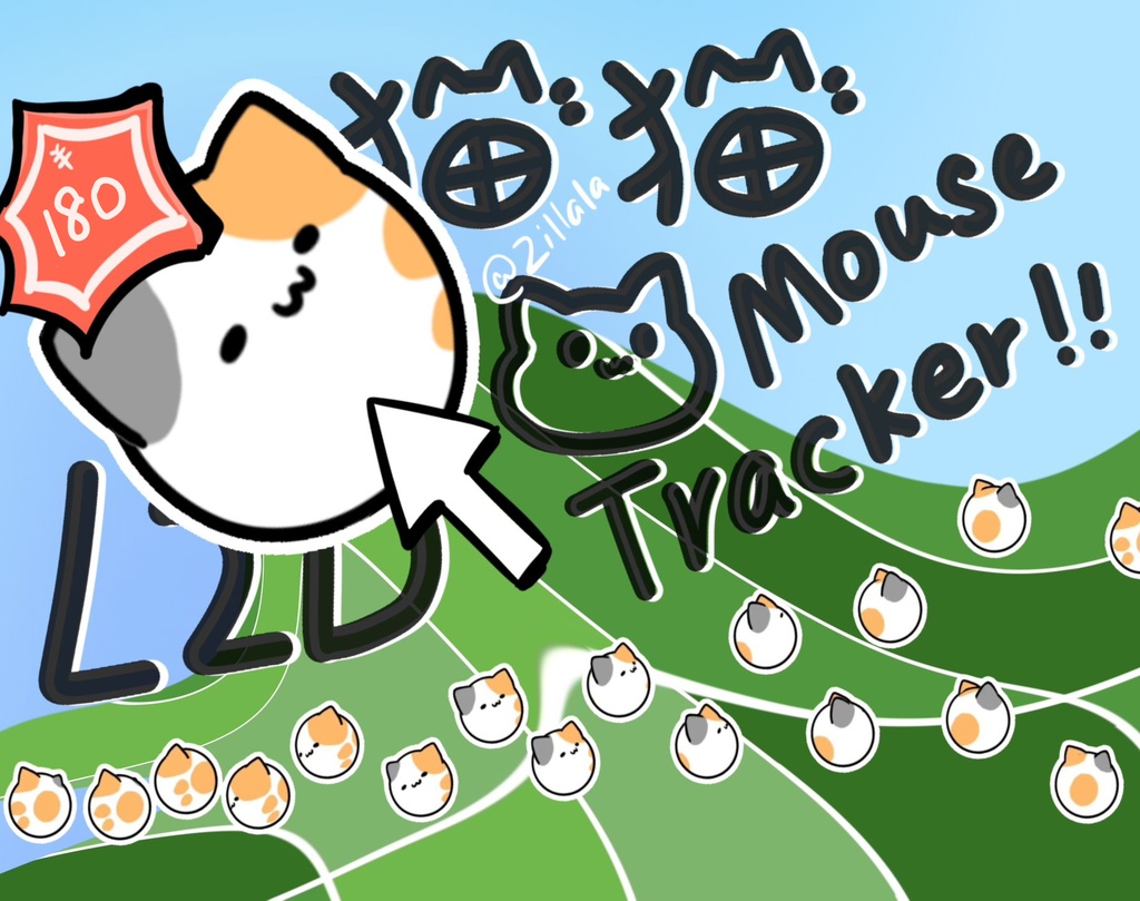 【Live2D】MimiPop Mouse Tracker 猫猫球マウストラッカー
