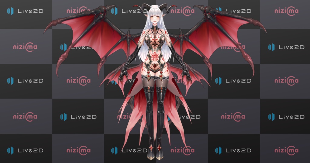 【Live2Dモデル販売】悪魔のお姉さん【限定1点/著作権譲渡込み/R18】