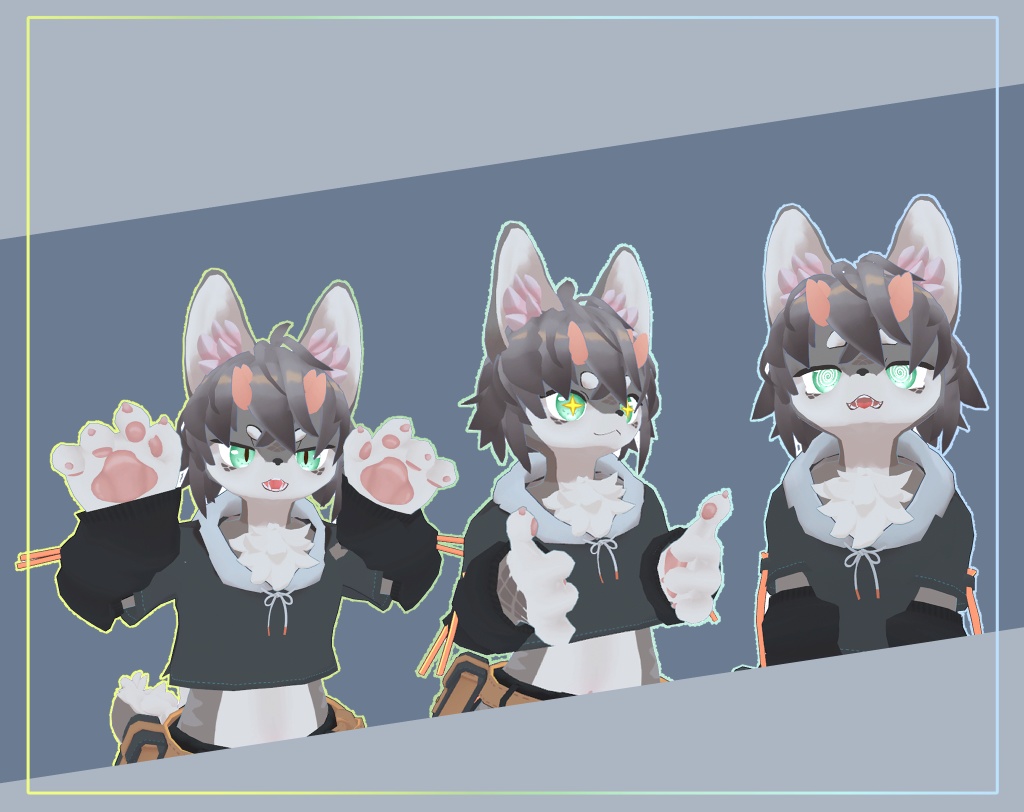 ハロ(HARO) オリジナル3Dモデル - Fluffarium - BOOTH