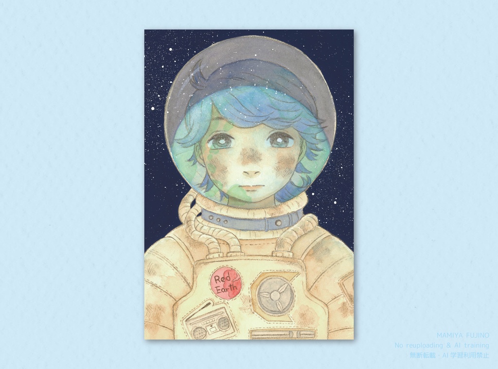 SALE🔸ポストカード（青い星）