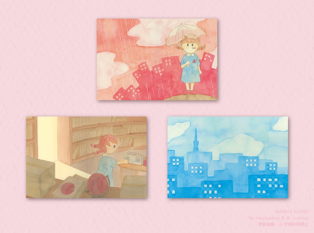 SALE🔸『あかいほし』ポストカードセット