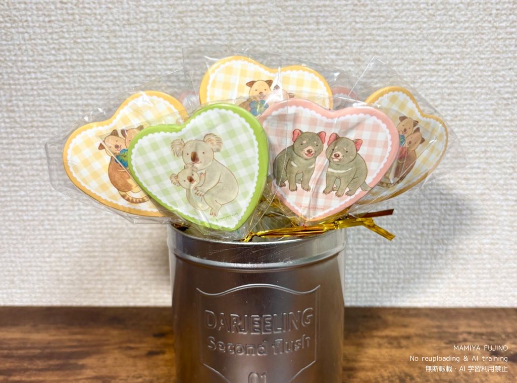 🆕ハートの缶バッジ