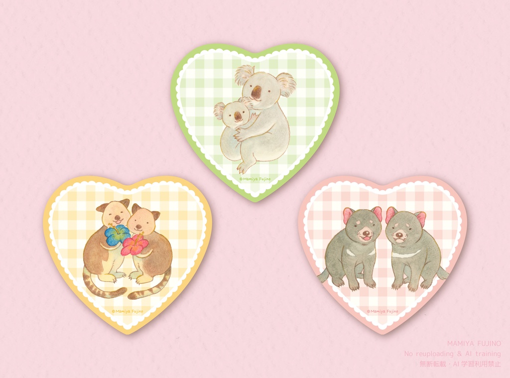 🆕ハートの缶バッジ