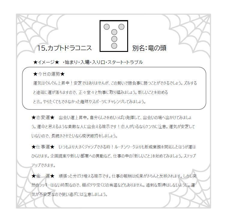 【さざれ石付き】今日の運勢は自分で占う すぐにできるジオマンシー占い+小石セット