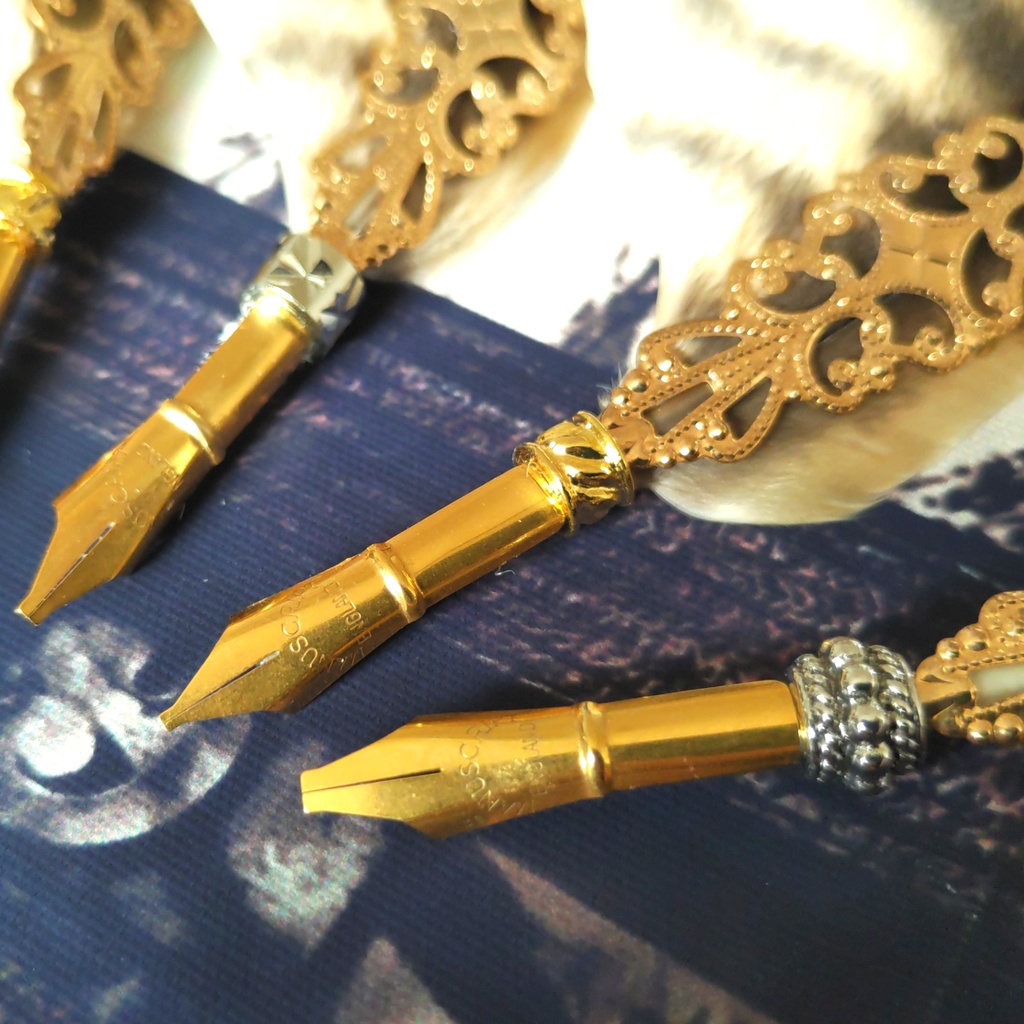 モリフクロウの羽根ポインター☆ビブリオマンシー占い指し棒