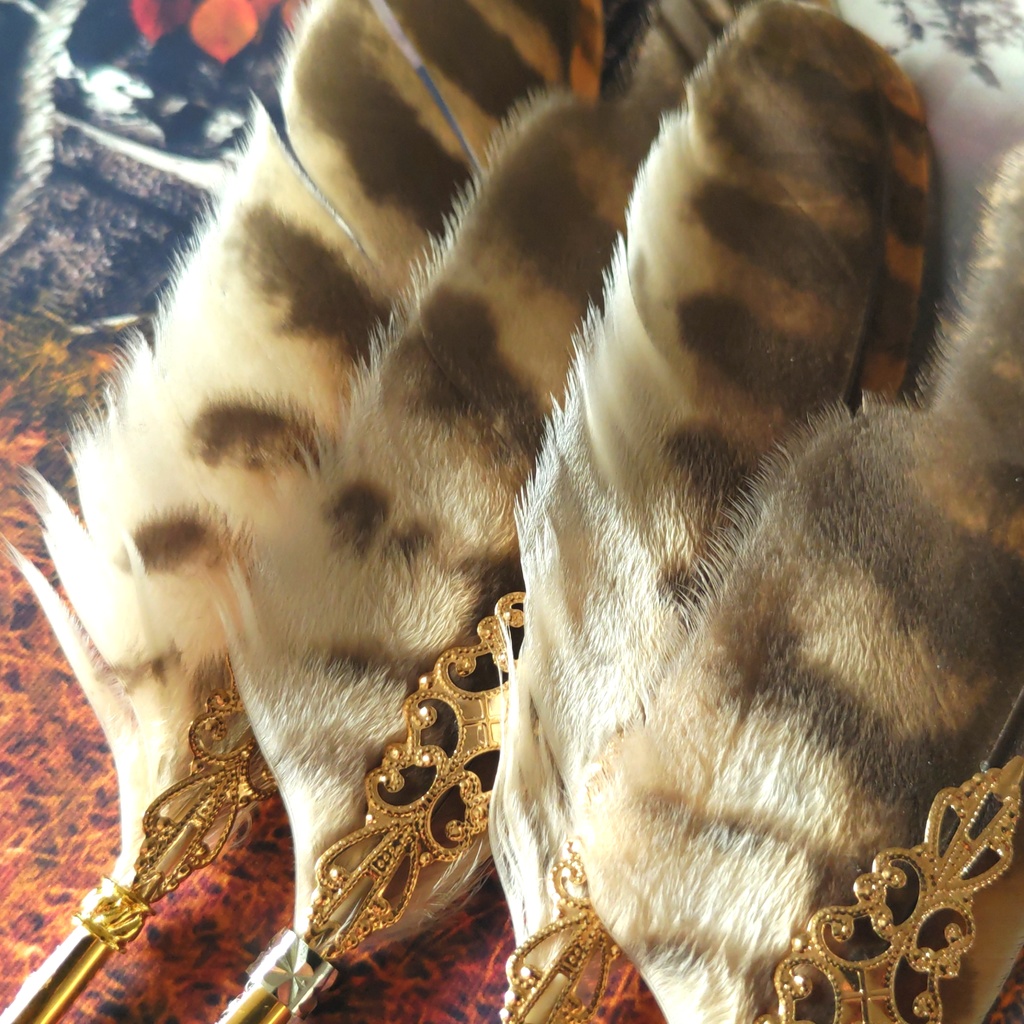 モリフクロウの羽根ポインター☆ビブリオマンシー占い指し棒