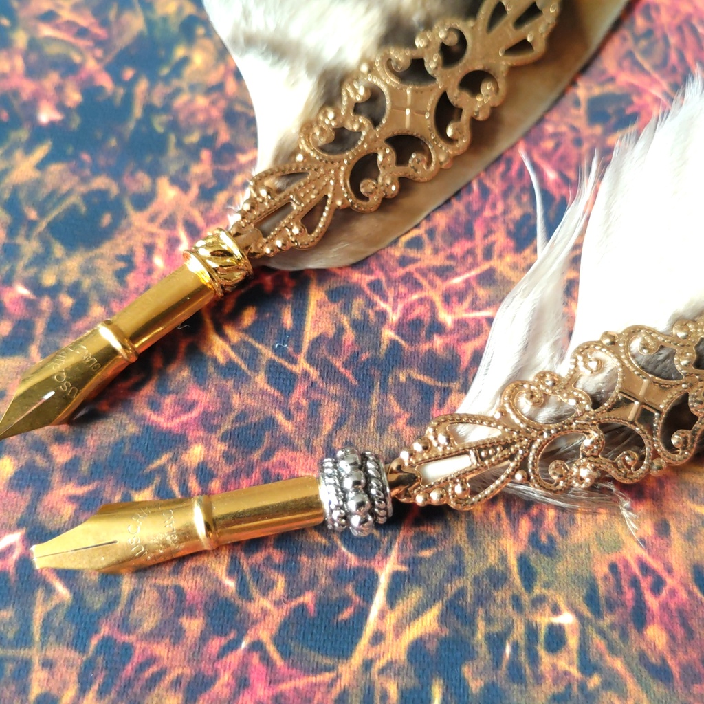 モリフクロウの羽根ポインター☆ビブリオマンシー占い指し棒