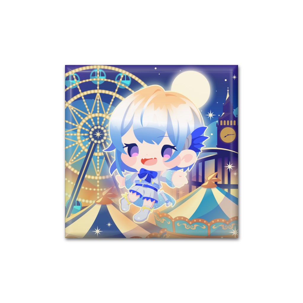 スクエア缶バッジ【常設グッズ第1弾 TwinkleNeverLand】