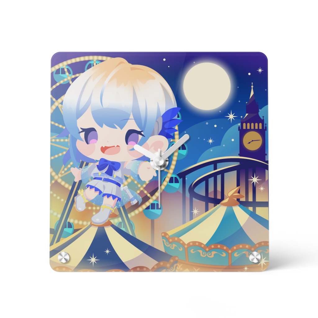 アクリル時計【常設グッズ第１弾 TwinkleNeverLand】