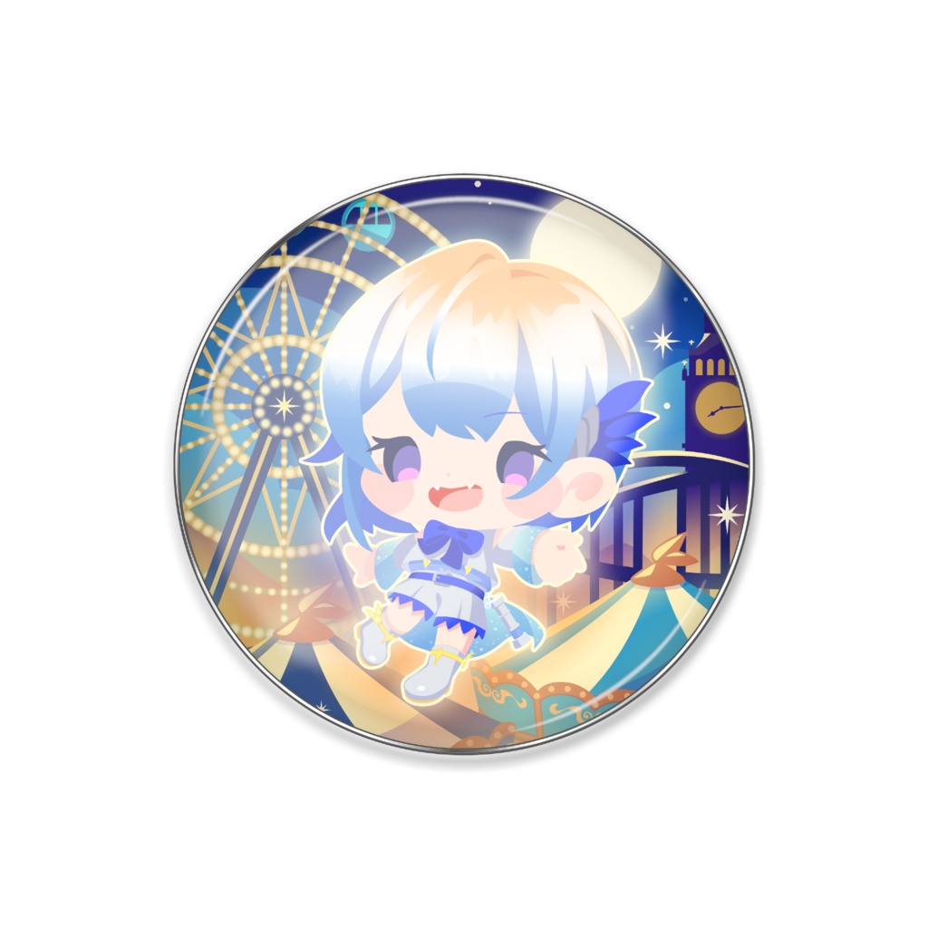 ピンバッジ - 丸形25mm【常設グッズ第1弾 TwinkleNeverLand】