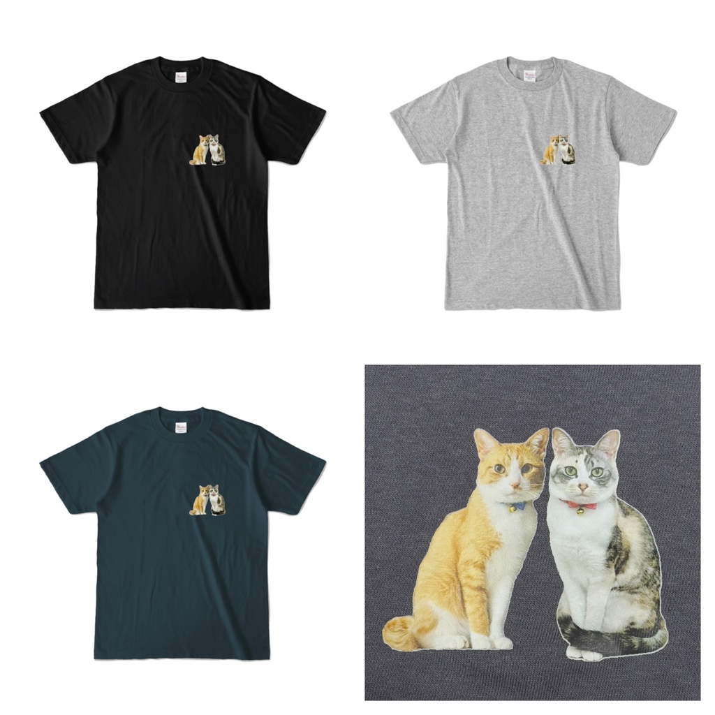 ピート&チルル　レディースカラーTシャツ