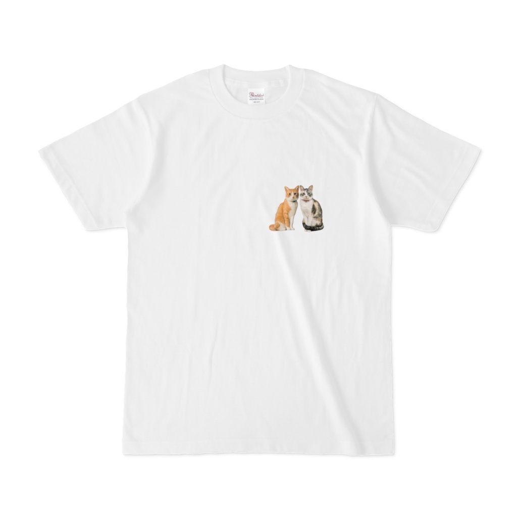ピート&チルル　メンズ白Tシャツ
