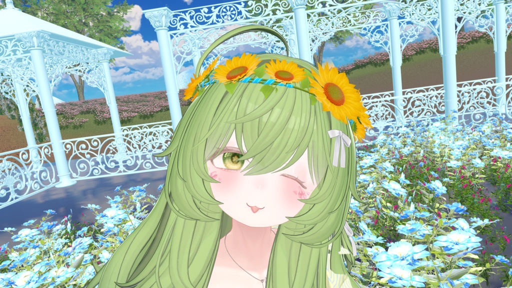 【無料/Freeあり】ひまわりヘイロー/イアリング