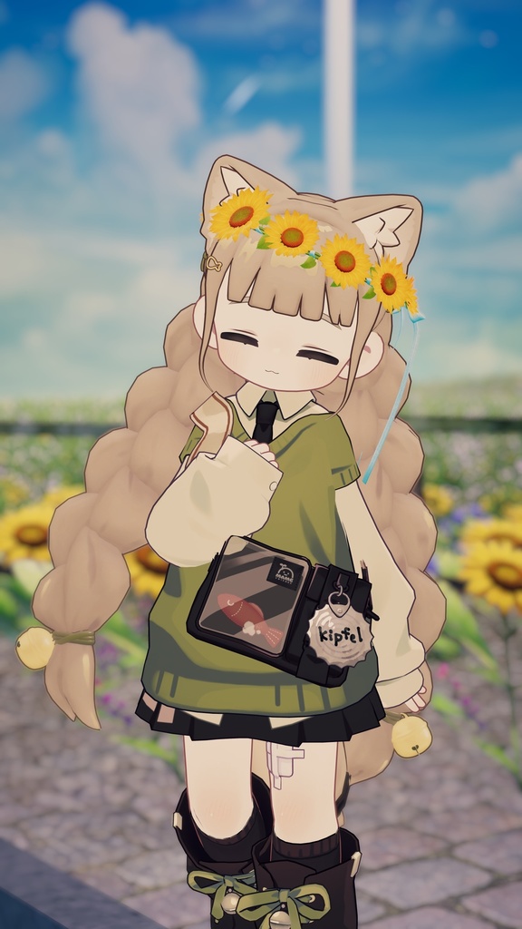 【無料/Freeあり】ひまわりヘイロー/イアリング