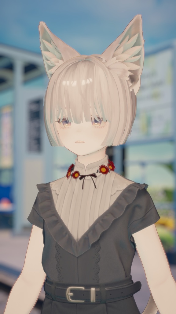 【無料/Freeあり】ひまわりヘイロー/イアリング