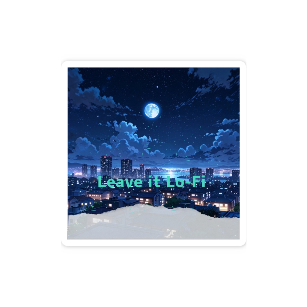 Leave it Lo-Fi スマホステッカー