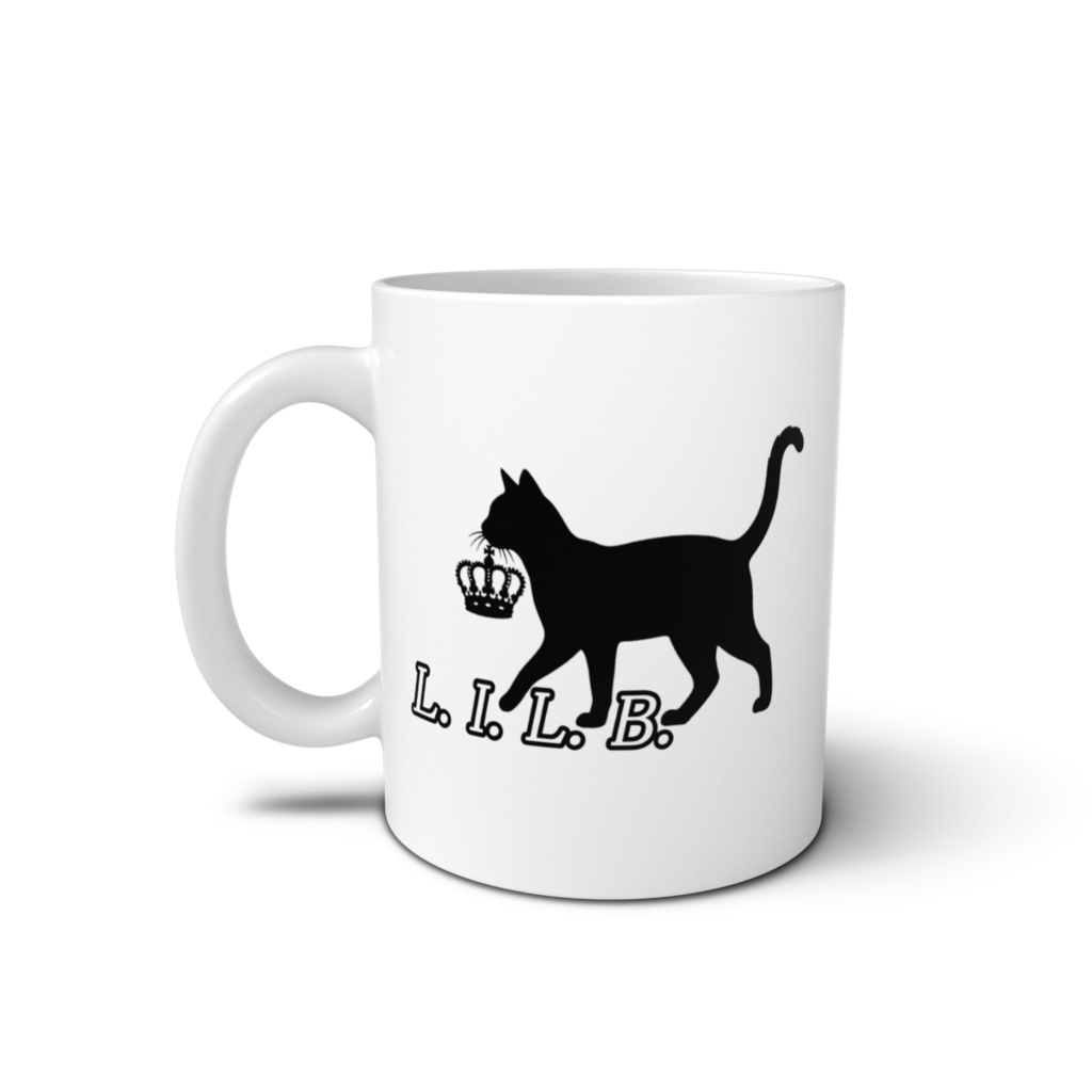 L.I.L.B ダブルロゴ 両面 マグカップ - 直径 8 cm / 高さ 9.5 cm