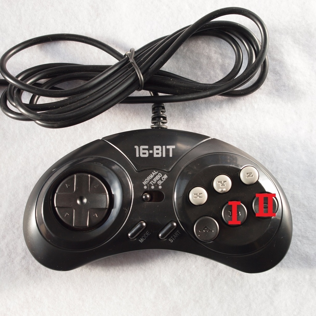 MSX用 Plastic版 SEGAメガドライブ パッド変換ケーブル #PC-8801mkIISR PC-6001 FM-7/77 X68000