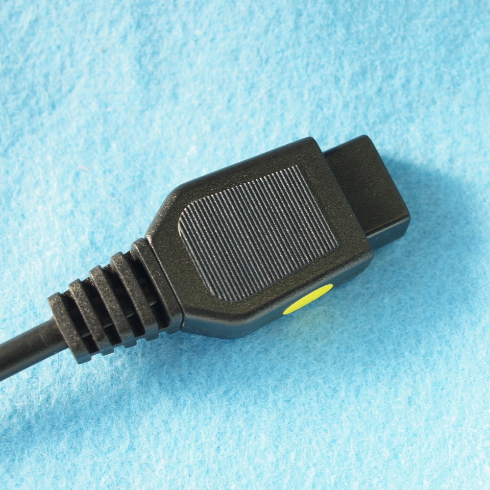 MSX用 メタル黒版 SEGAメガドライブ パッド変換ケーブル #PC-8801mkIISR PC-6001 FM-7/77 X68000アタリ規格D-sub9ピン