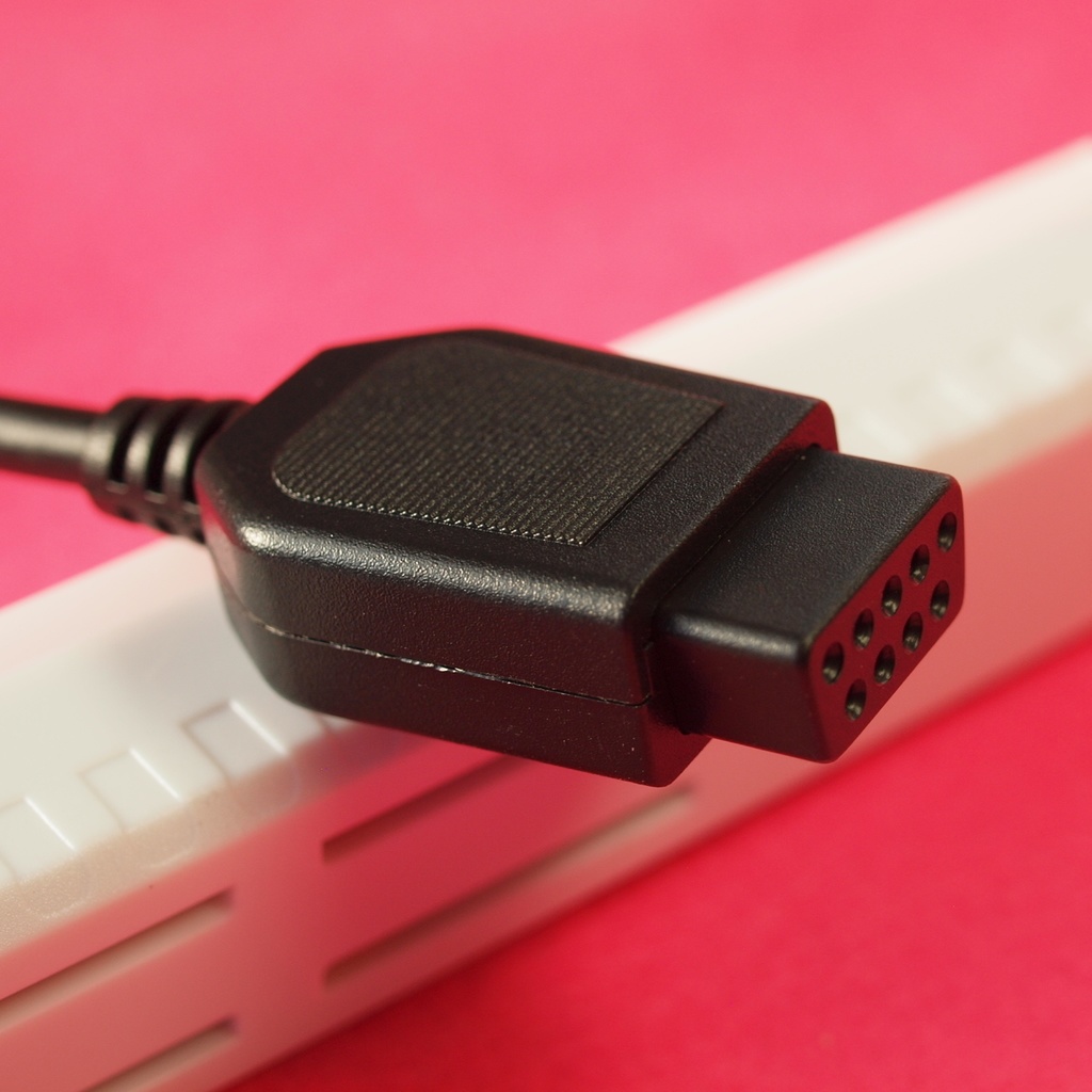 セガマ-クⅢ SG-1000Ⅱ用 メタル黒版 メガドライブ パッド変換ケーブル #SEGA Mark3 MD