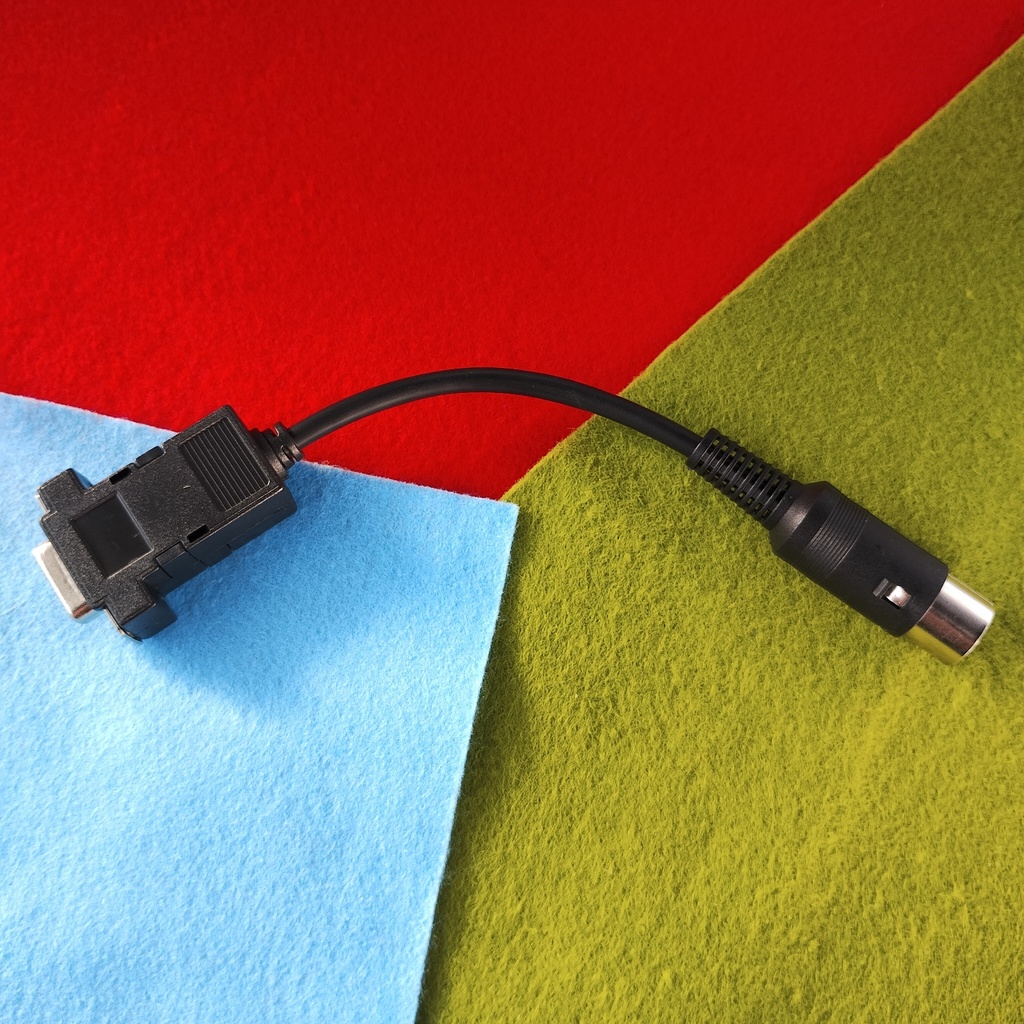 Short版 X1/turbo用 デジタルRGB変換ケーブル 15kHzディスプレイ DIN6