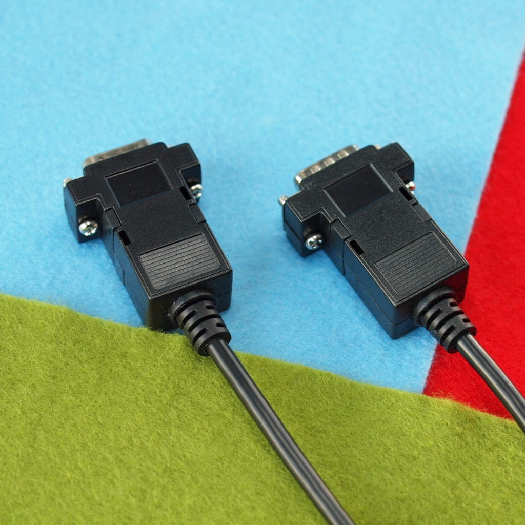 1.4m版 FM-77 初代FM77AV用 D-sub9⇒Hsync 15kHz ミニD-sub15 3列 デジタルRGB変換ケーブル RGBとHsync Vsync GNDx2 FGx2