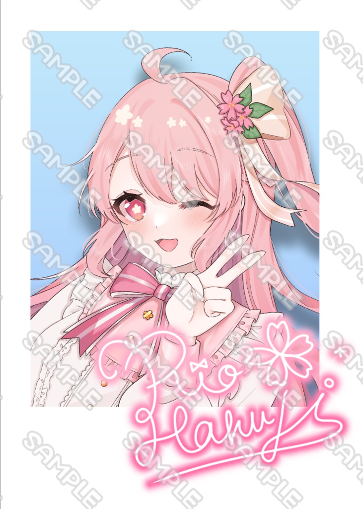 【受注生産セット】春路凛桜 2周年記念グッズセット(アクリルキーホルダー&チェキ)