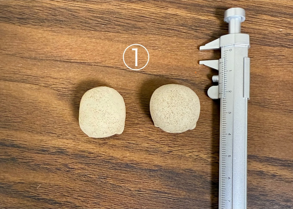 蟹の置物①〜③