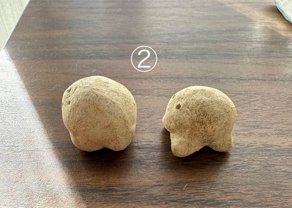 蟹の置物①〜③