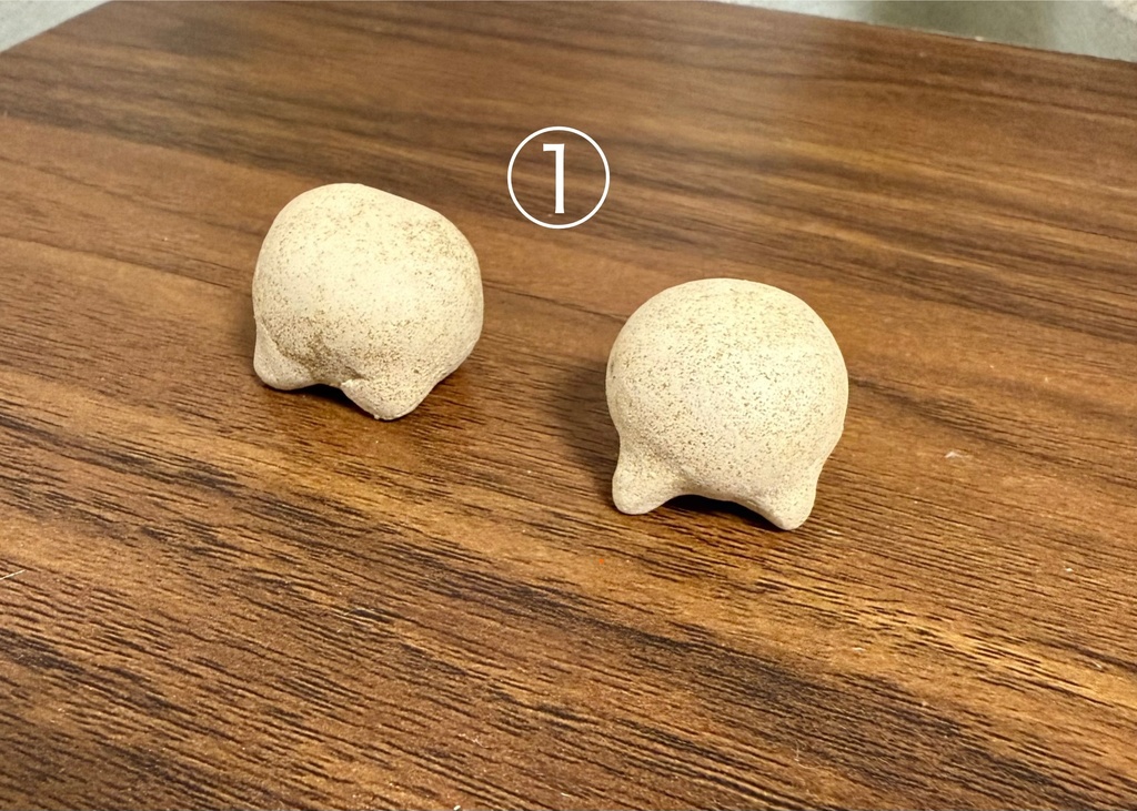 蟹の置物①〜③