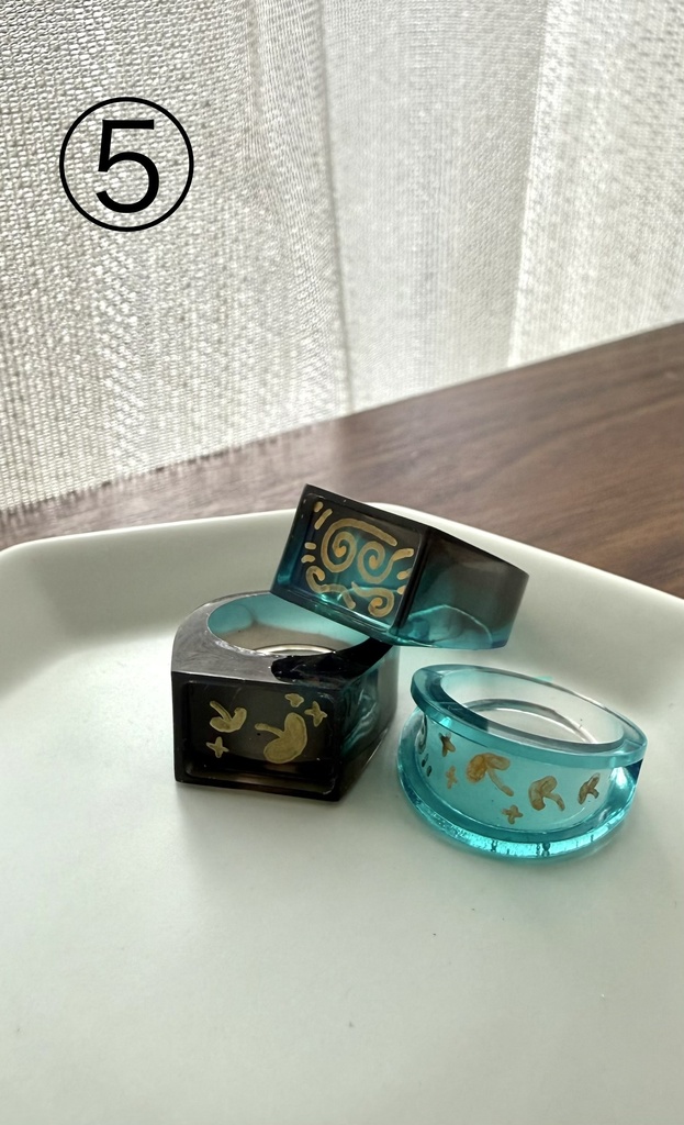 想いを馳せる予定だった装飾品(訳ありリングセット)①〜⑤
