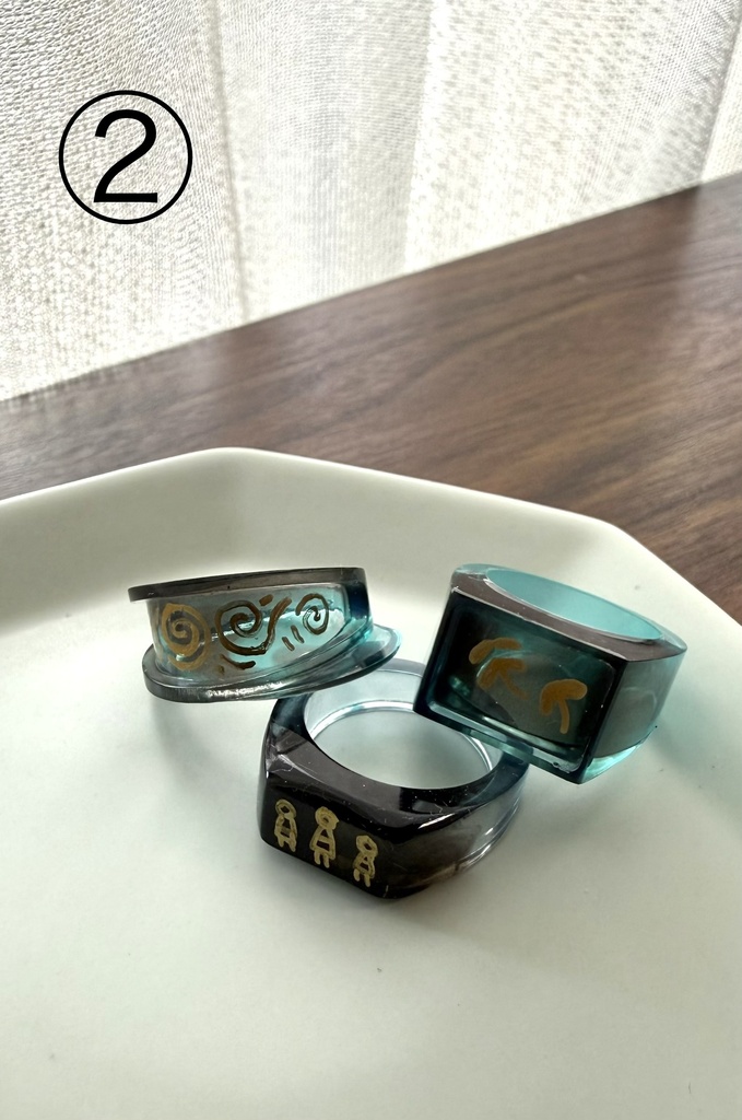 想いを馳せる予定だった装飾品(訳ありリングセット)①〜⑤