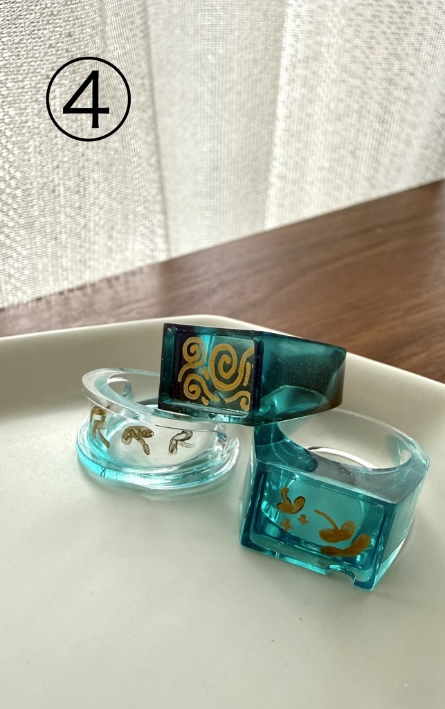 想いを馳せる予定だった装飾品(訳ありリングセット)①〜⑤