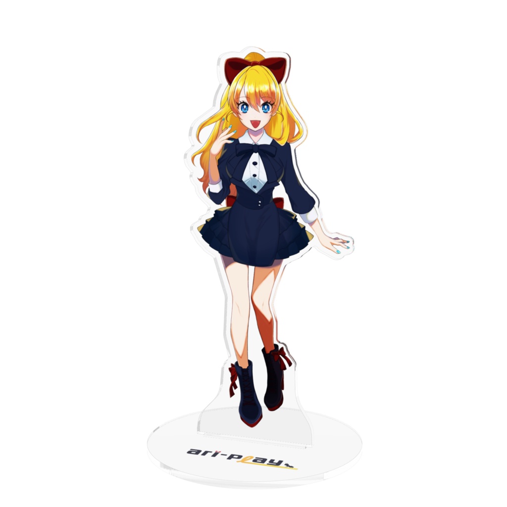 看板娘ありのアクリルフィギュア(160x160mm)