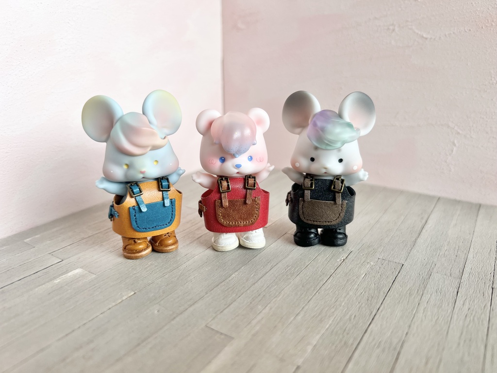 kumukuku Dori&Gomaサイズの本革エプロン