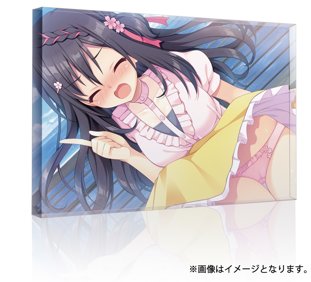 フタマタ恋愛　信田結愛 デート中にパンチラ B6アクリルオーナメント