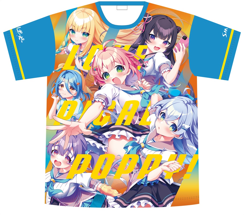 ラブピカルポッピー！フルグラフィックTシャツ