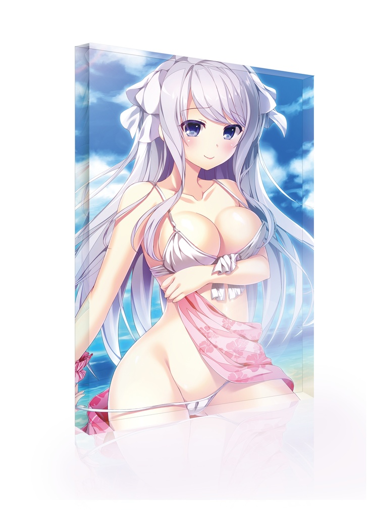 Steam版Eスクールライフ発売記念 B6アクリルオーナメント 花園 瑛美