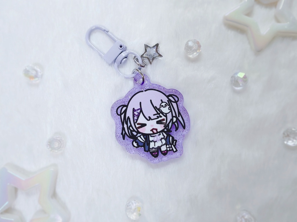 [紫宮るな]ミニアクリルキーホルダー