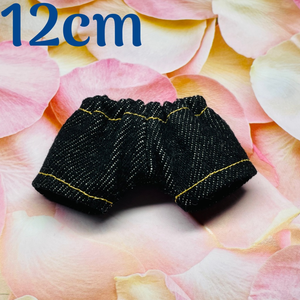 12cmぬい用 デニムゴムパン