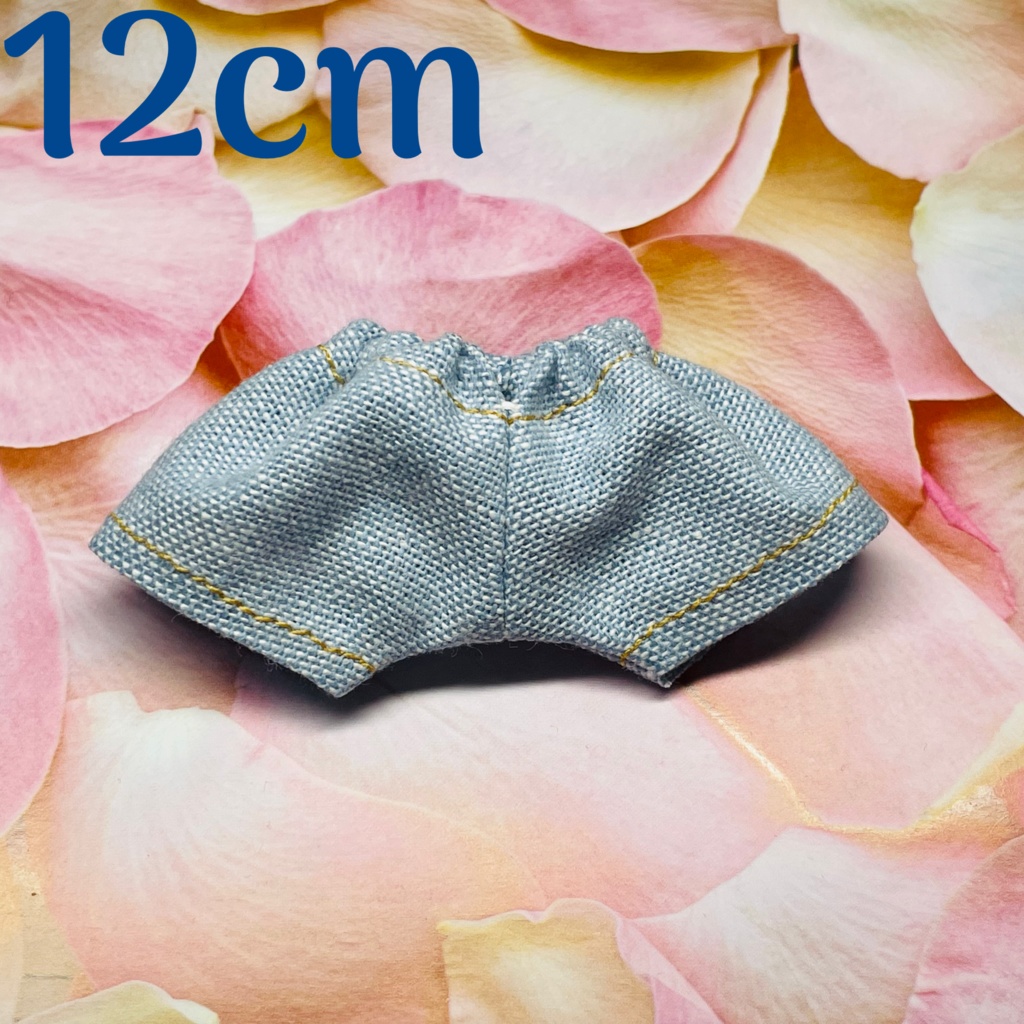 12cmぬい用 デニムゴムパン