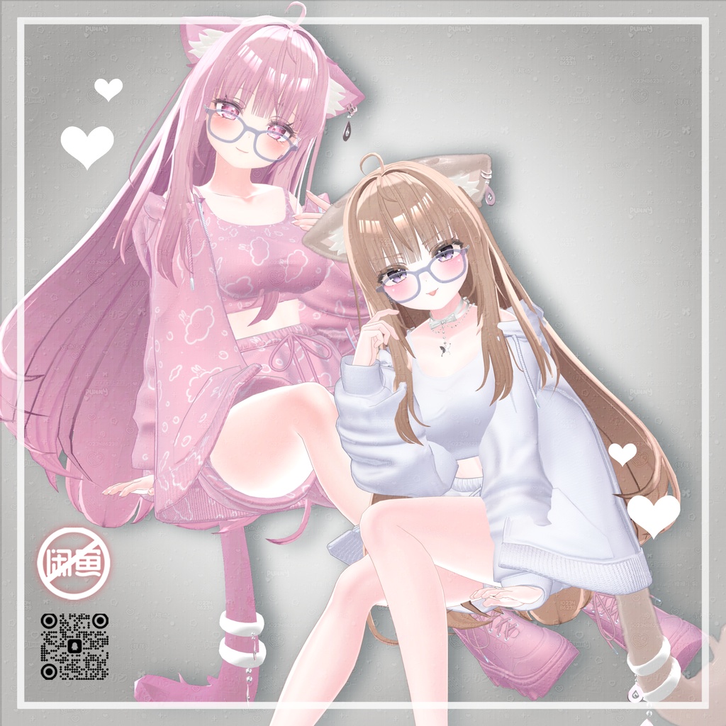 20 Avatars | ふわふわイヤー&テイル (Ear & Tail)