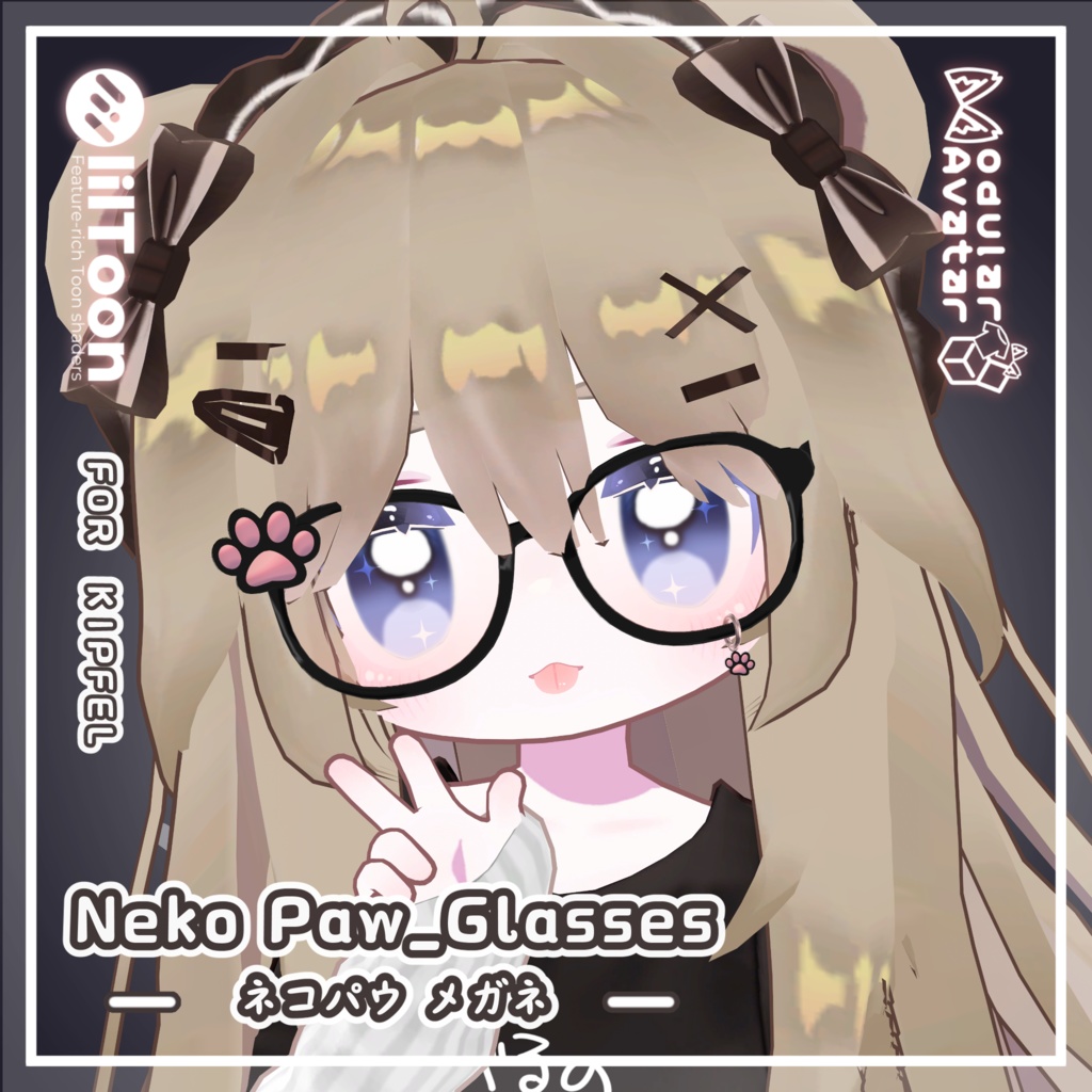 13 Avatars ๐ธ NekoPaw Glasses