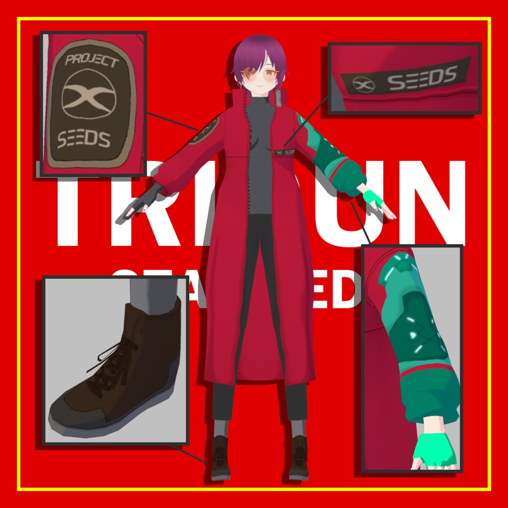 【無料配布】MCSシリーズ:ヴァッシュ・ザ・スタンピード モチーフコーデセット【TRIGUN STAMPEDE】